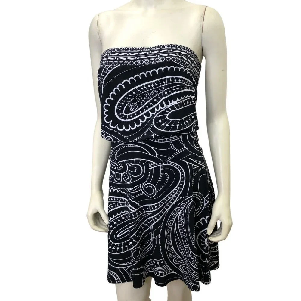 WHITE‎ HOUSE BLACK MARKET STRAPLESS DRESS SIZE SM